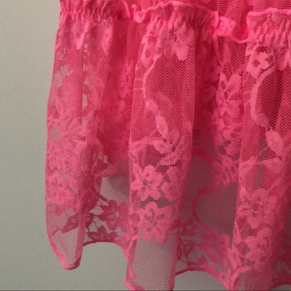 NWOT Betsy Johnson Polka Dot Pink Nightie - Picture 8 of 8